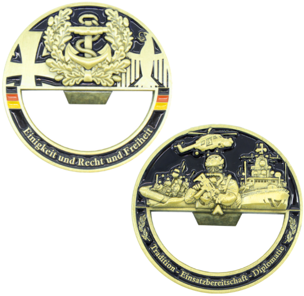 Flaschenöffner-Coin Marine
