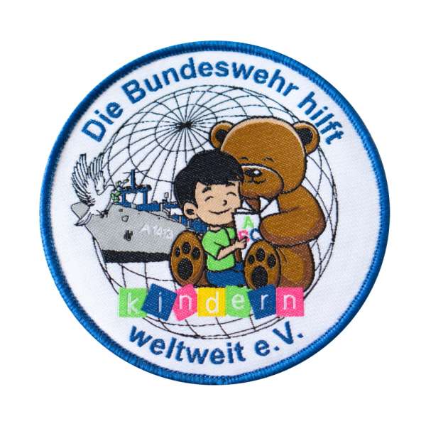 Die Bundeswehr hilft Kindern weltweit e.V. Spendenpatch 2.0