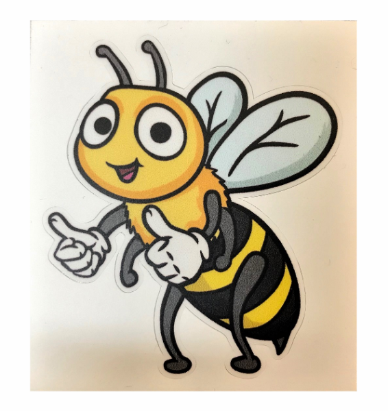 Busy bee sticker