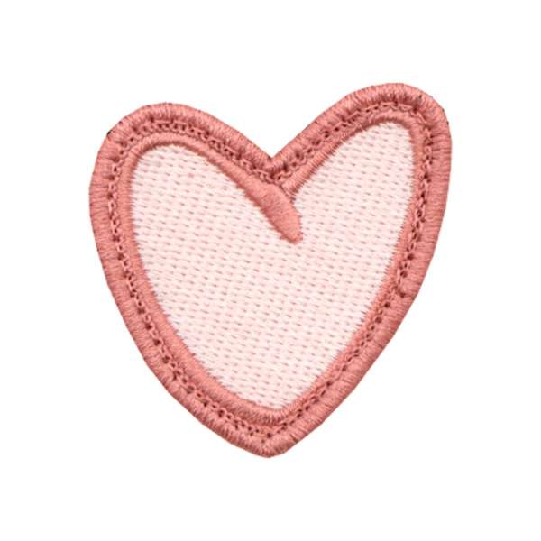 pink heart Patch