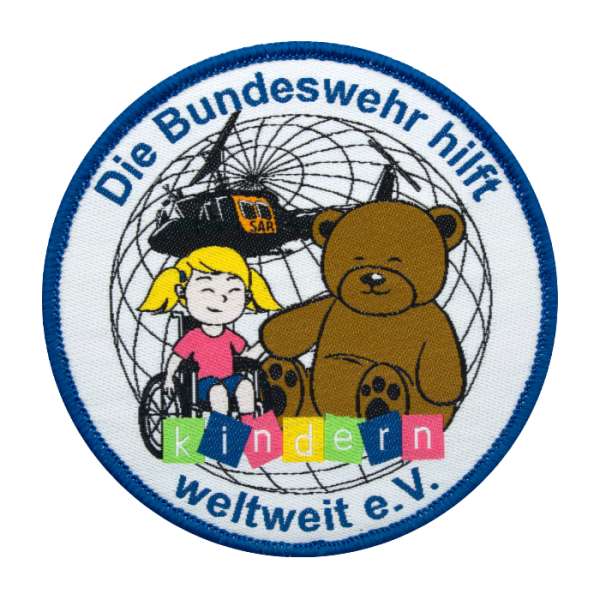 The German Military helps children worldwide e.V. donation patch