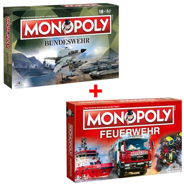 Feuerwehr + Bundeswehr Monopoly Bundle