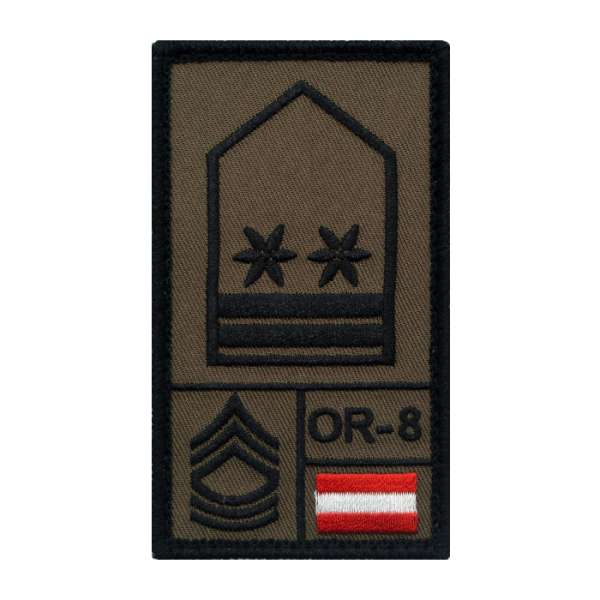 Oberstabswachtmeister Army Rank Patch