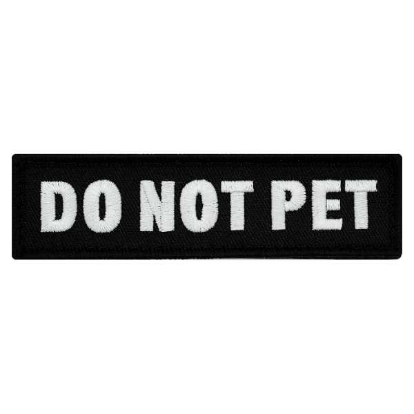 Do not pet Dog Collar Patch